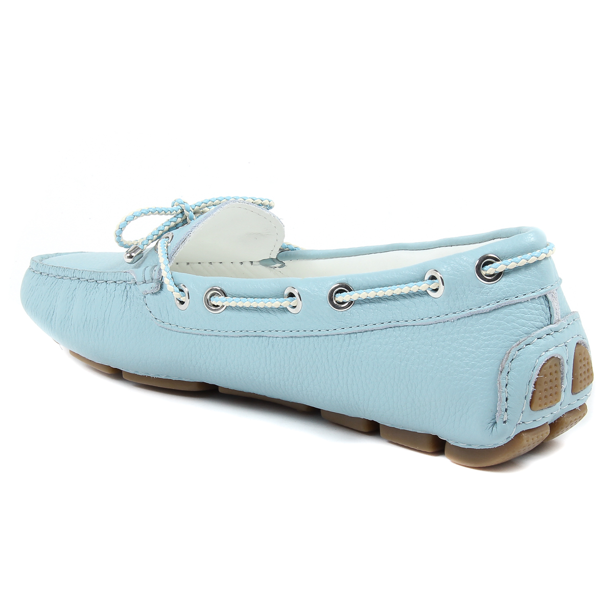 V 1969 Italia Mocassino da donna azzurro EMILIA