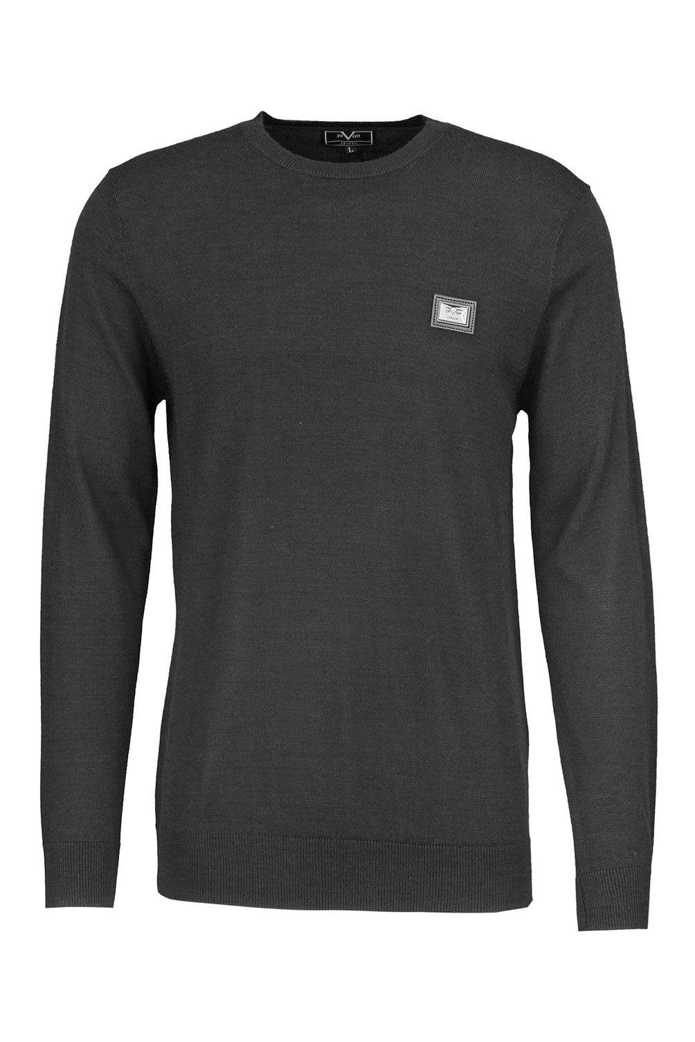 19V69 Italia Maglione Uomo Nero MATTHIAS BLACK