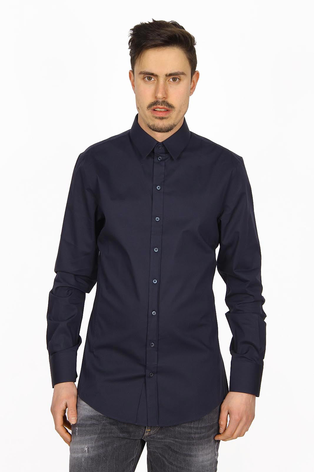 Dolce & Gabbana camicia uomo manica lunga G5CP6T FUEAJ B0711