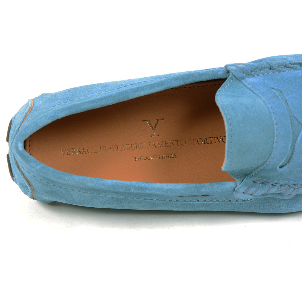 V 1969 Italia Mocassini da uomo blu STEWART