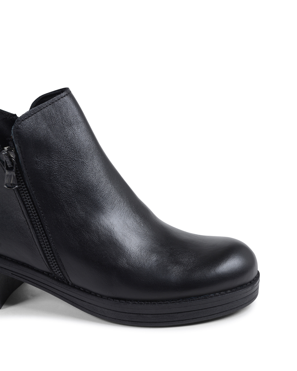 19V69 Italia Womens Ankle Boot Black 015 VITELLO NERO