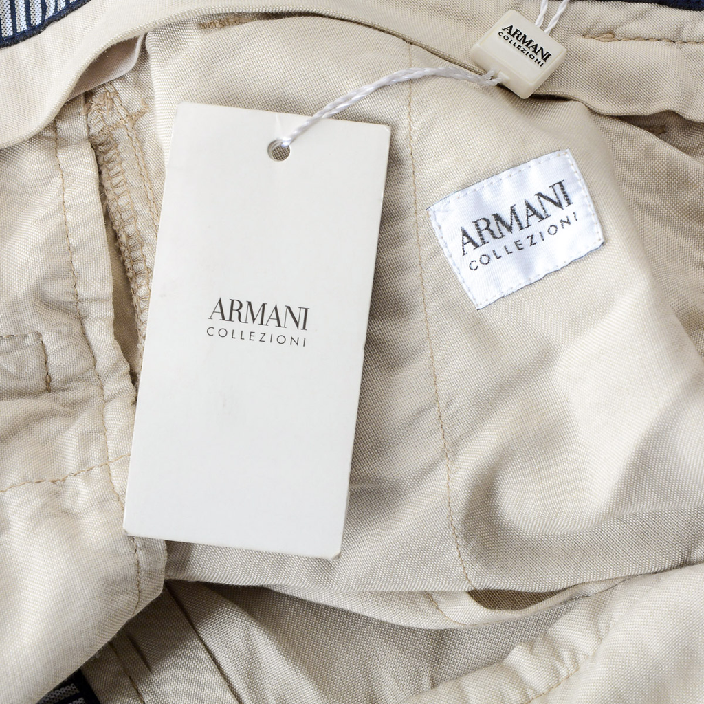 Pantaloni Armani Collezioni Uomo Beige