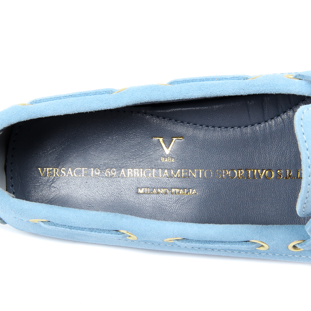 V 1969 Italia Mocassino da donna azzurro PISA