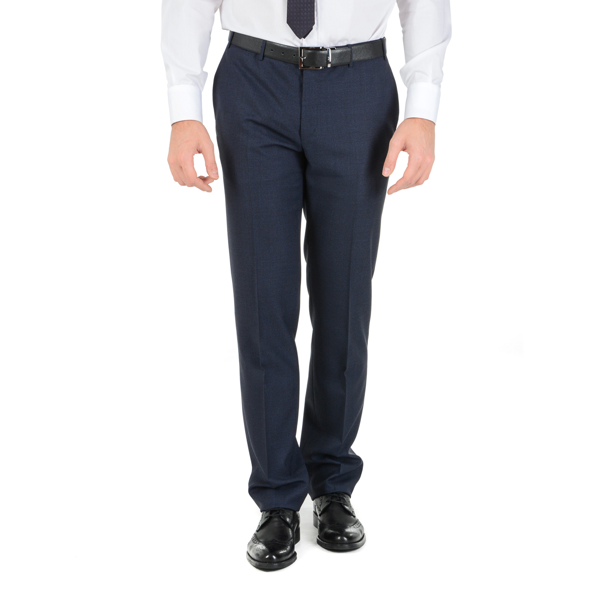 Abito da uomo Corneliani maniche lunghe blu scuro Super 150's
