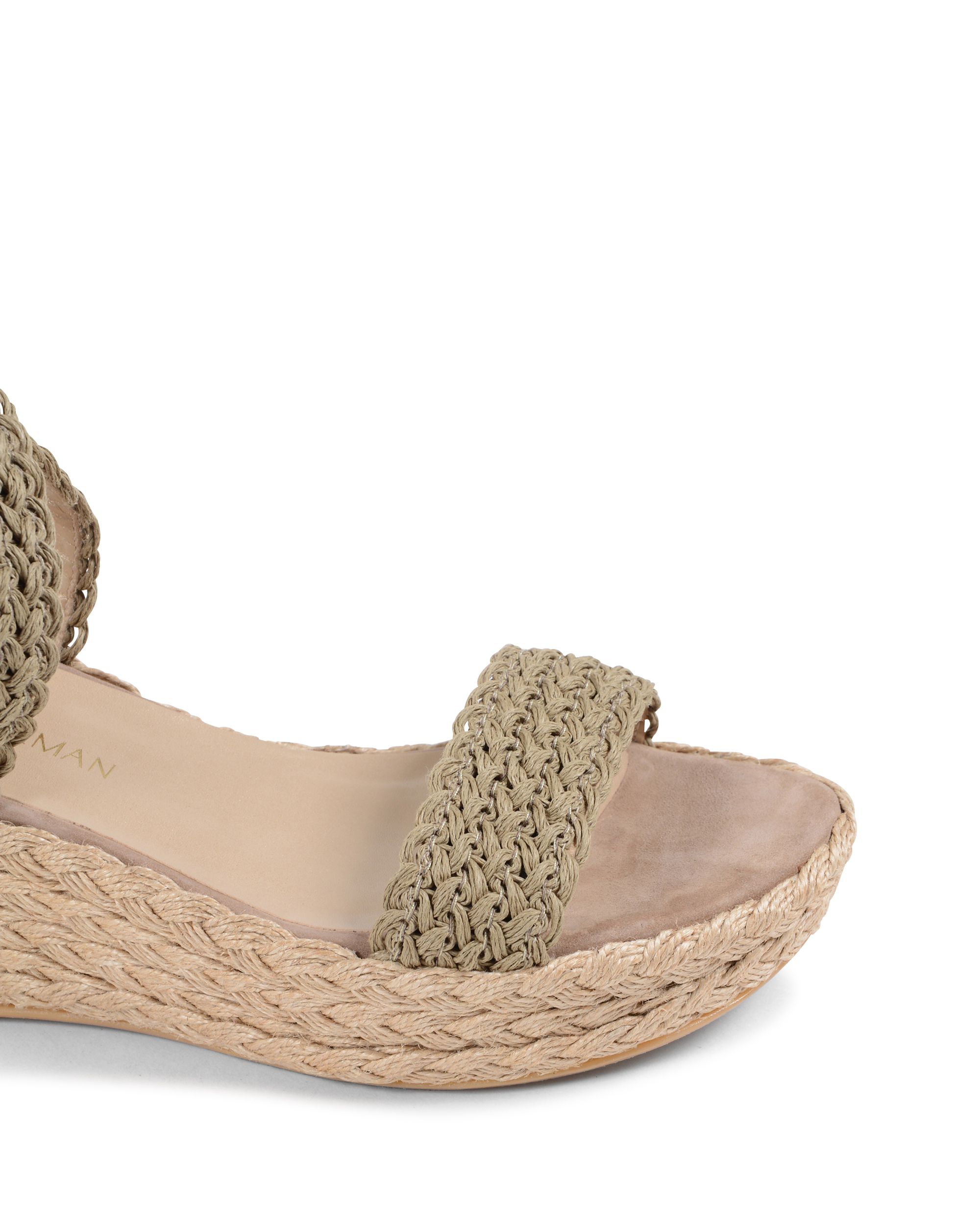 Sandalo con zeppa da donna Stuart Weitzman verde ALEXLO