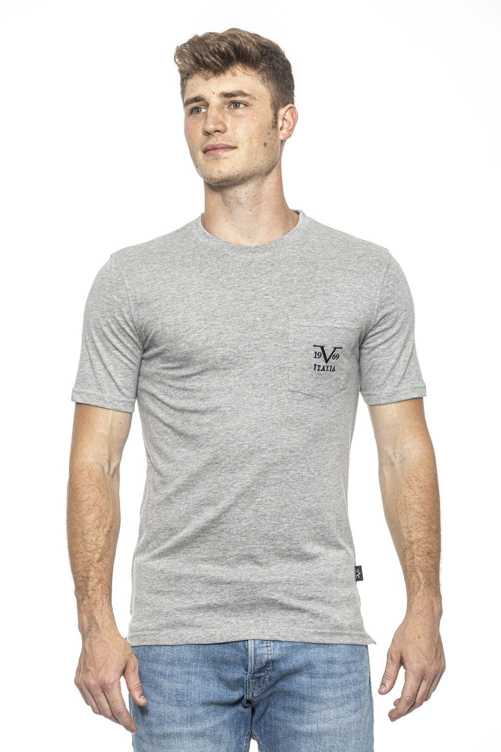 19V69 Italia T-Shirt Uomo Grigia IVAN GREY