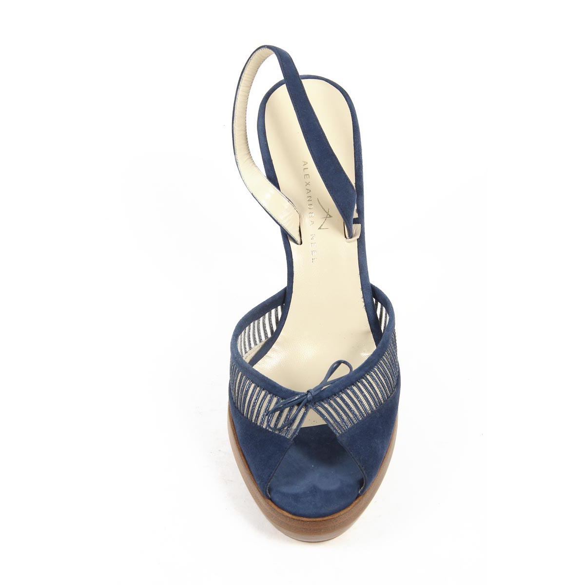 Sandalo con cinturino posteriore da donna Alexandra Neel LILLY AL831 SUEDE BLUE