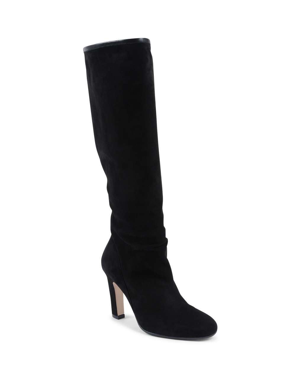 Stuart Weitzman Stivale alto da donna nero CHARLIE