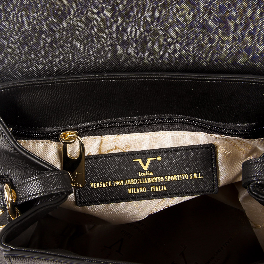 V 1969 Italia Zaino da donna nero STEFY