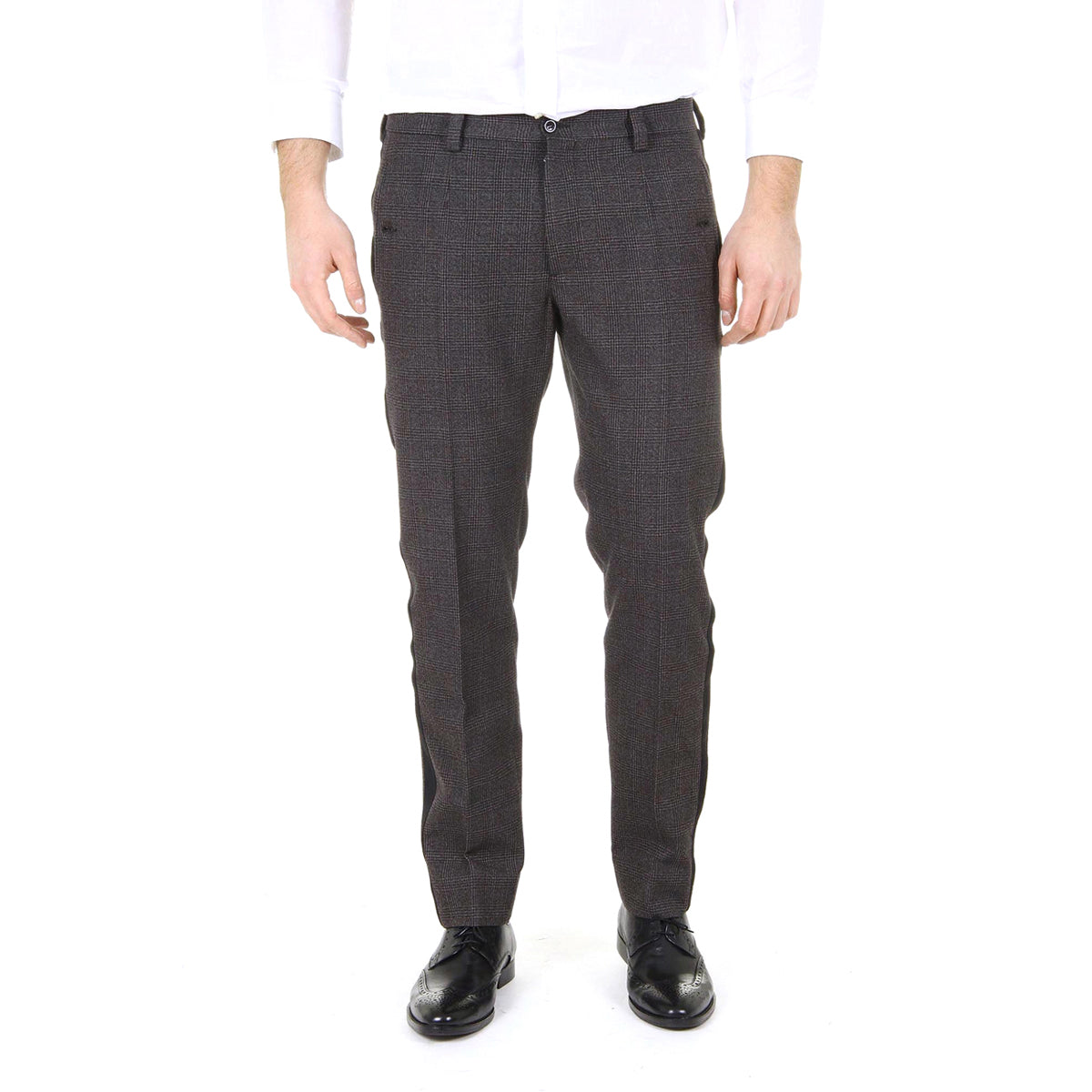 Pantaloni da uomo Dolce & Gabbana Lambretta lana vergine G4M6AX FQ3DX S8102