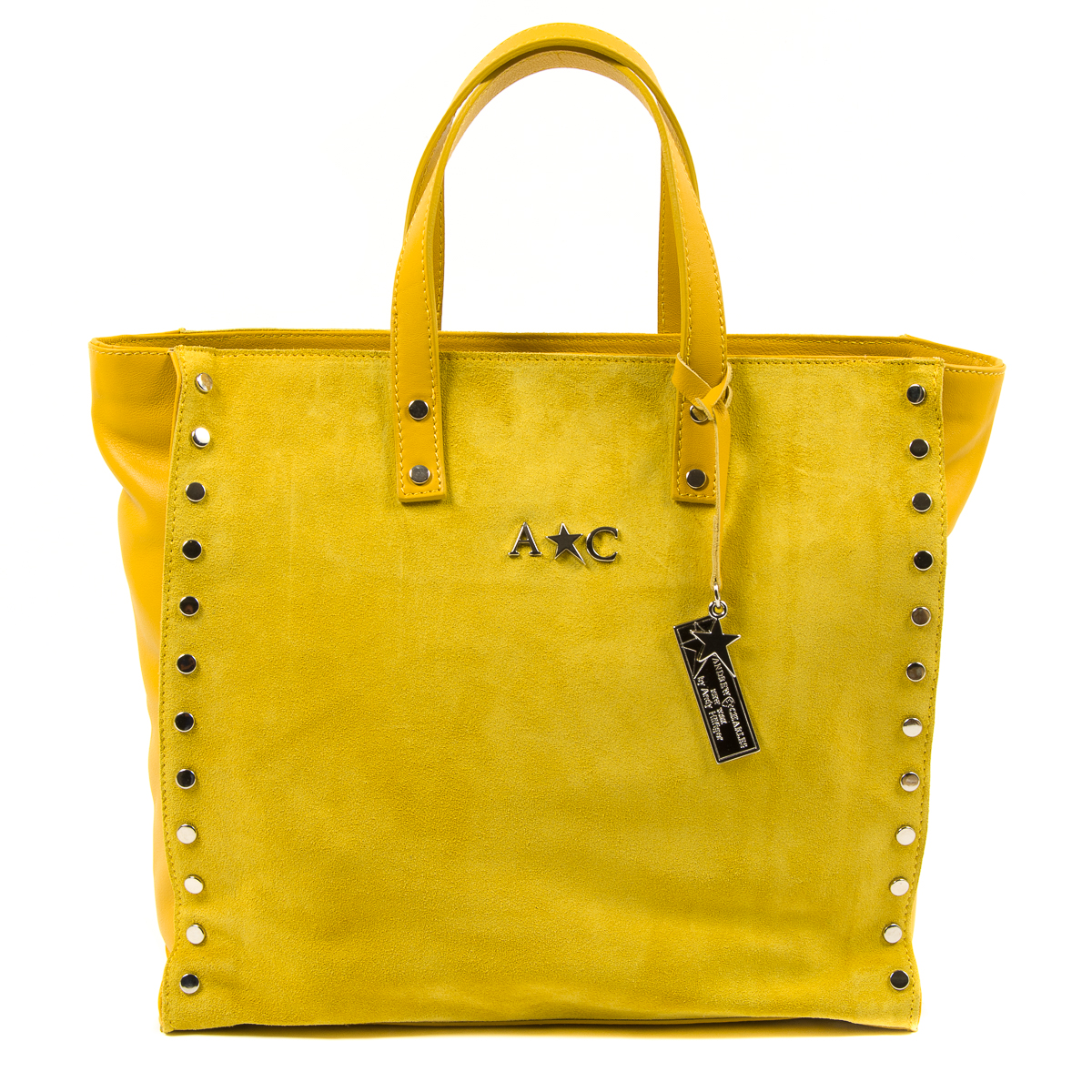 Borsa a mano da donna Andrew Charles gialla JENNER