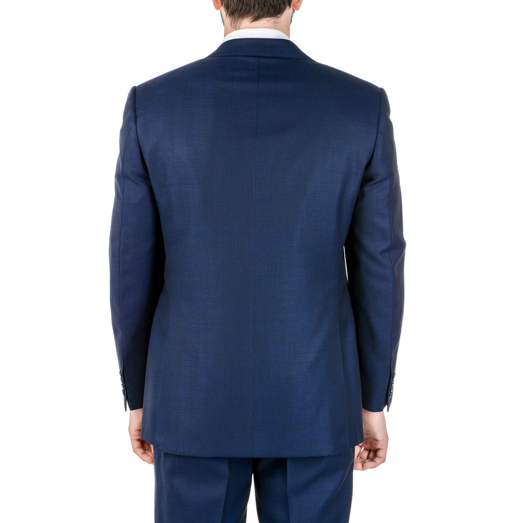 Canali Abito da uomo a maniche lunghe blu resistente all'acqua