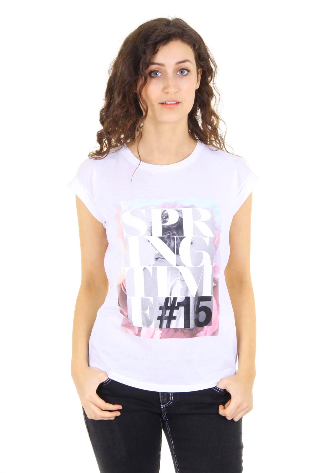 Emporio Armani t-shirt donna manica corta AGH68 CQ 10