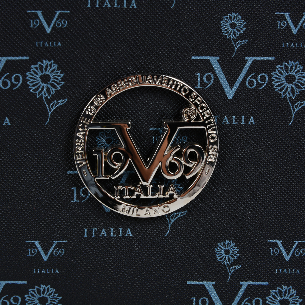V 1969 Italia Borsa da donna nera ROSARIO