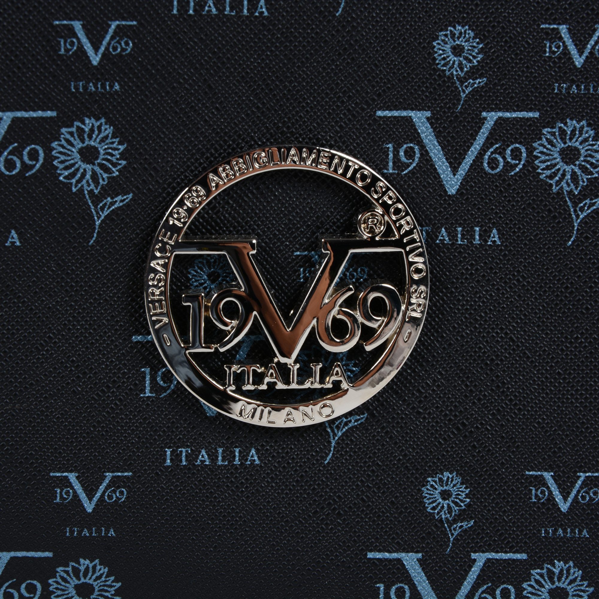 V 1969 Italia Borsa da donna nera ROSARIO