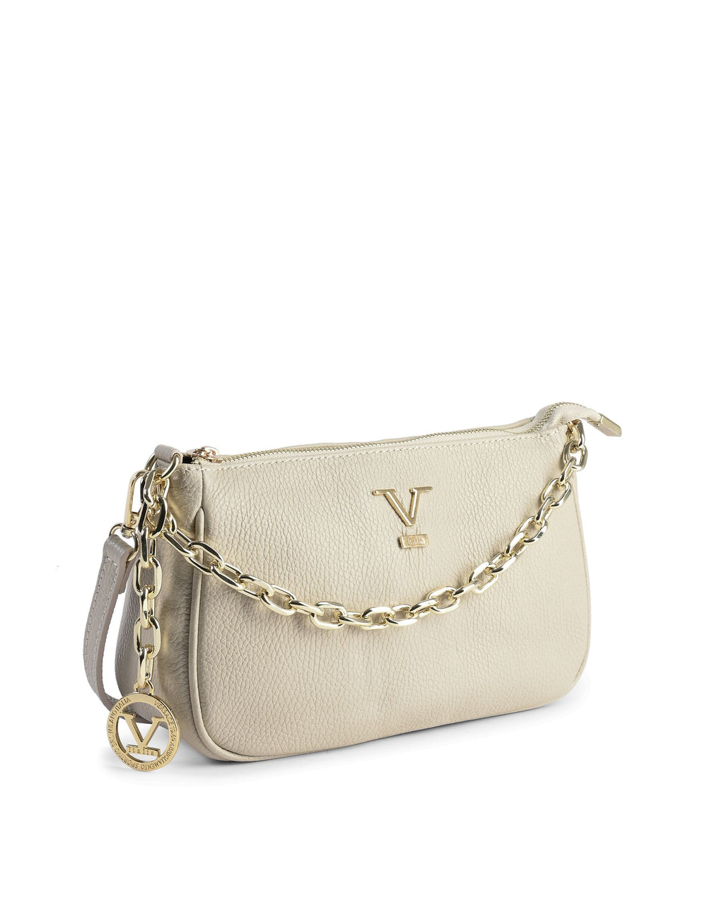 Borsa mini da donna V Italia VE1735-G DOLLARO BEIGE