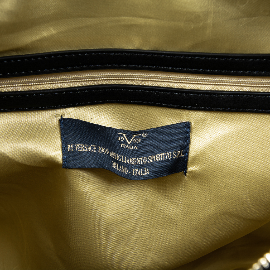 V 1969 Italia Borsa da donna nera ROBERTA