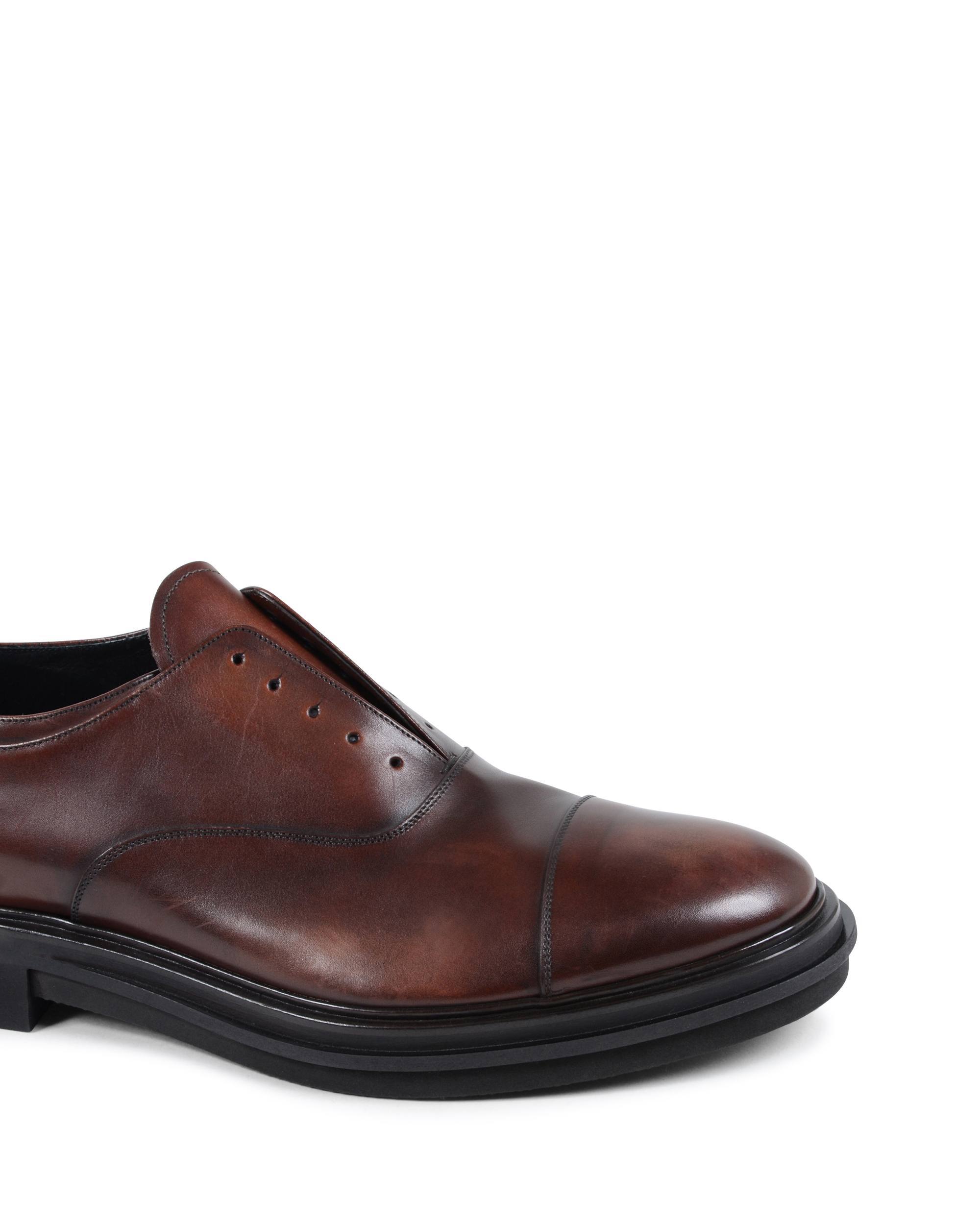 Scarpa classica da uomo Premiata Marrone 31105 DECO BRUCIATO