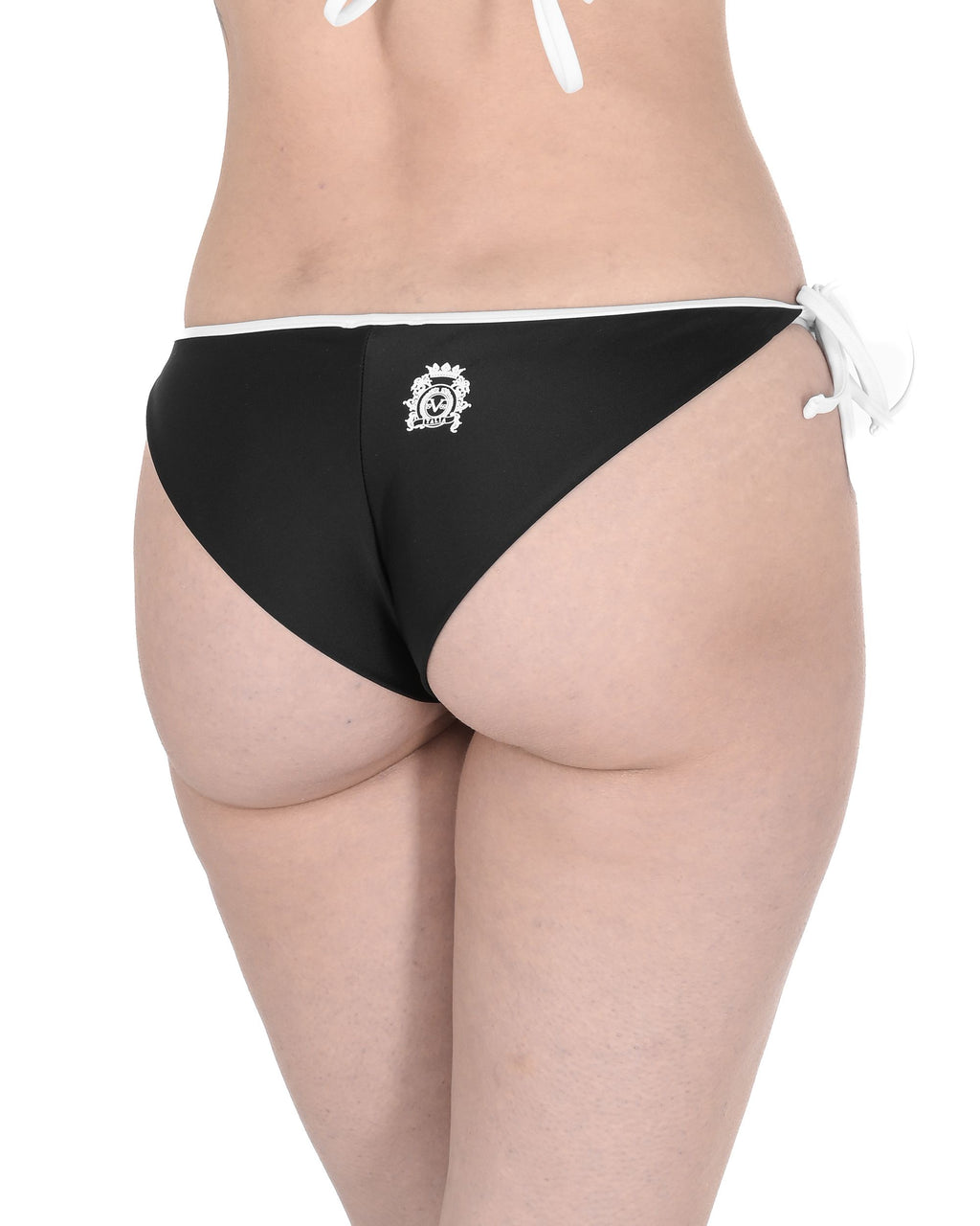 19V69 Italia Costume da bagno da donna Crown Bottom VSC1WBT04 NERO