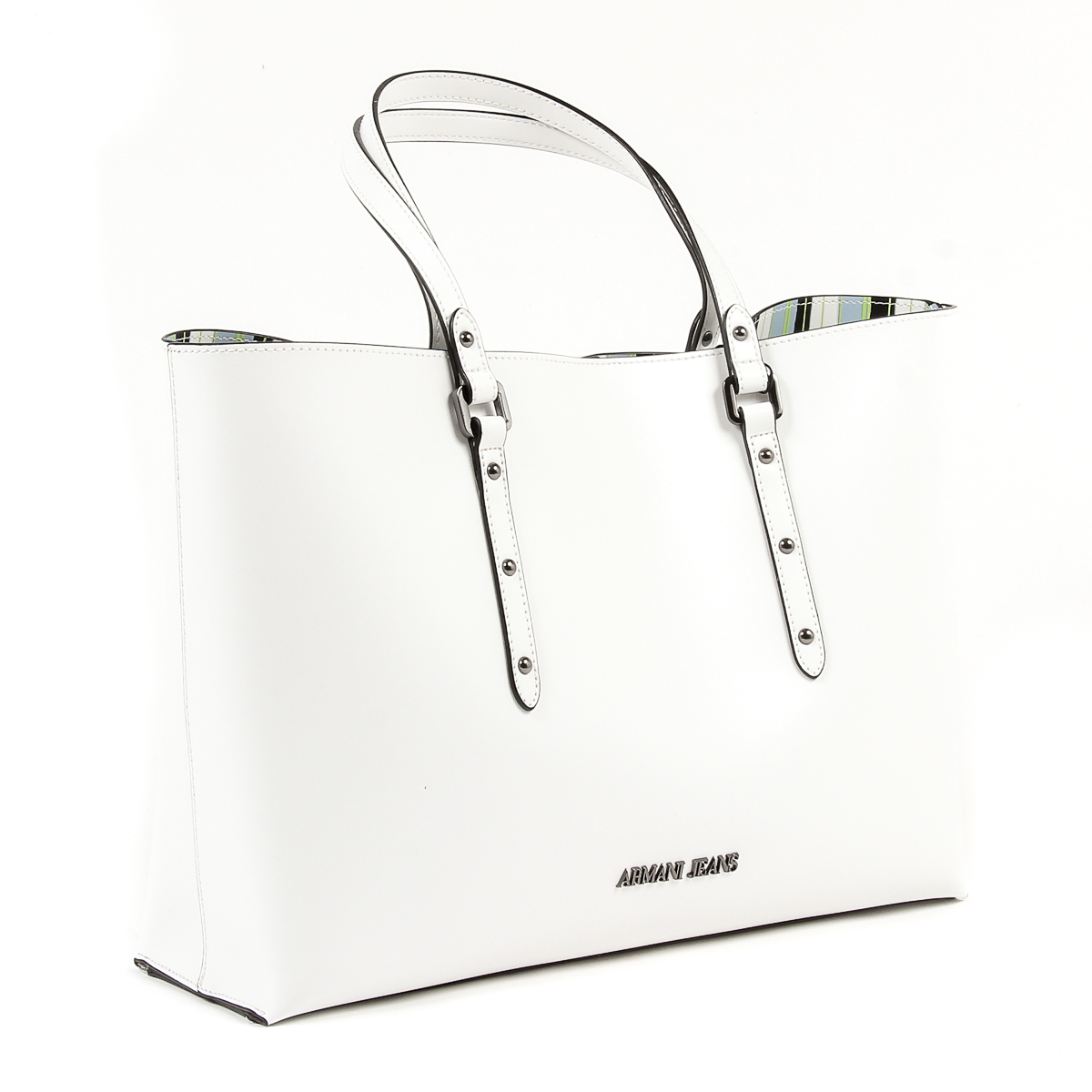 Borsa a mano da donna Armani Jeans bianca 922171 7P757 00010