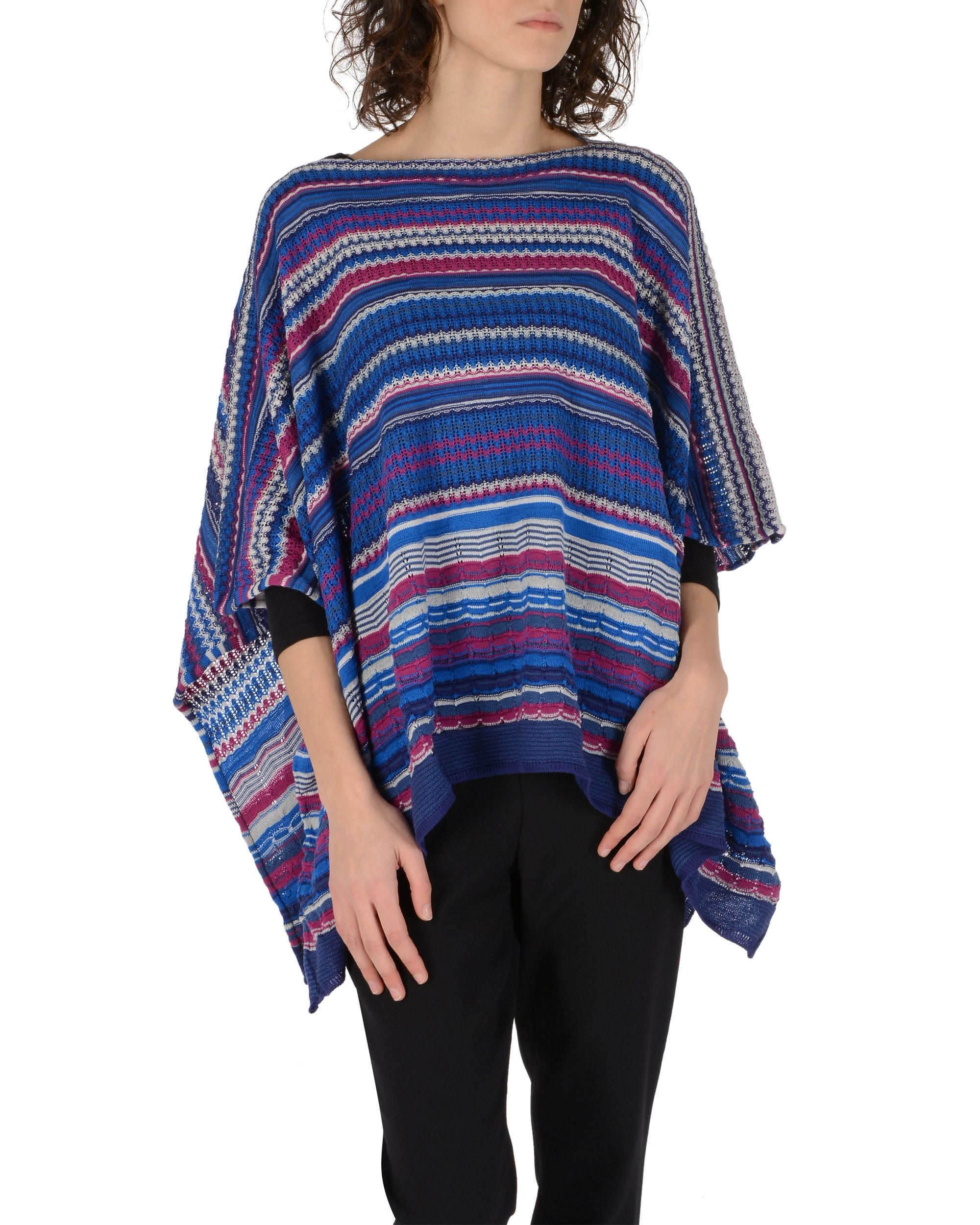 Missoni Donna Poncho Multicolore POT8WMD55450001