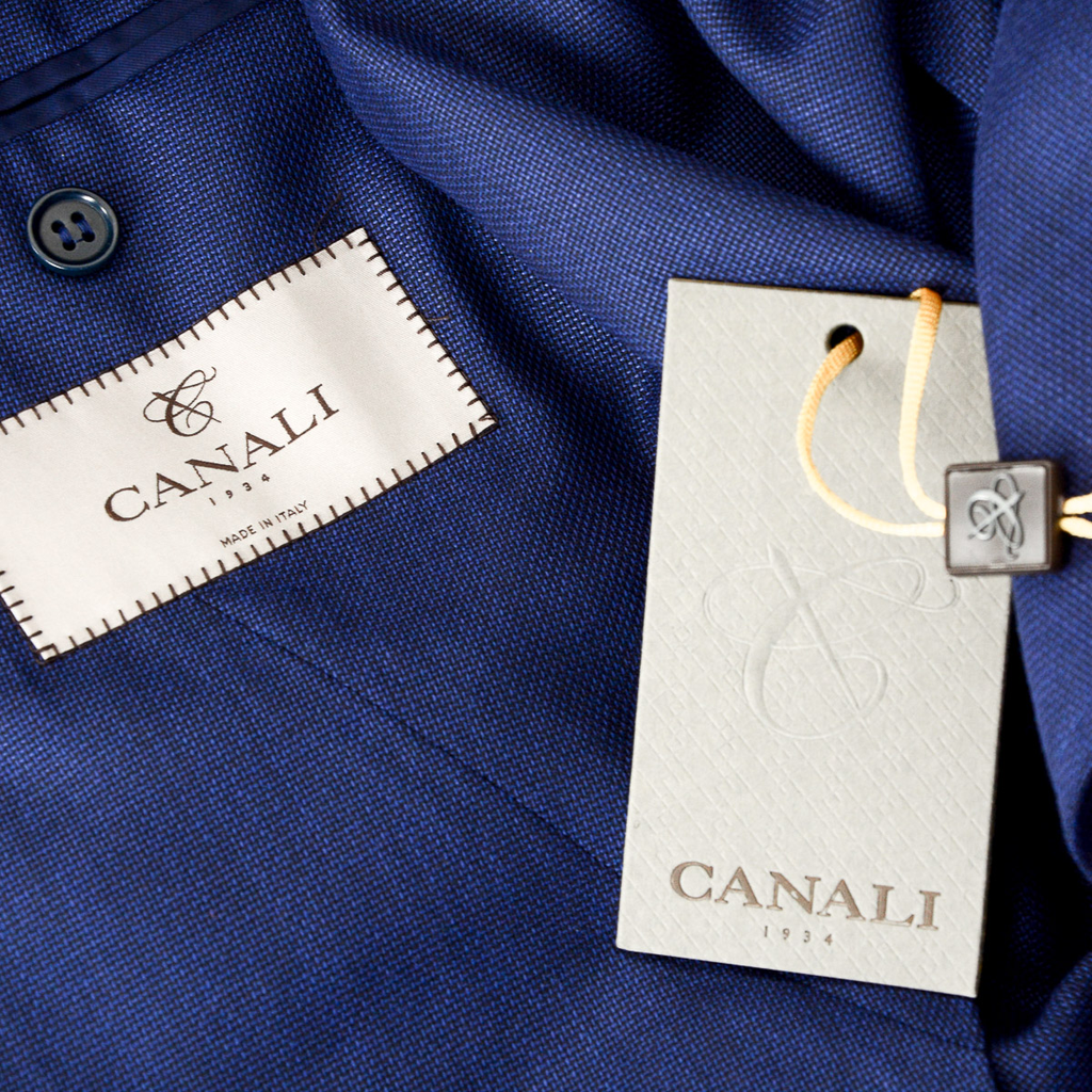 Giacca uomo Canali maniche lunghe blu