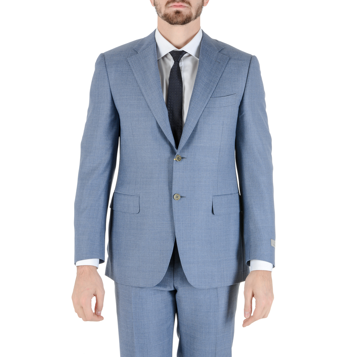 Abito da uomo Canali maniche lunghe azzurro