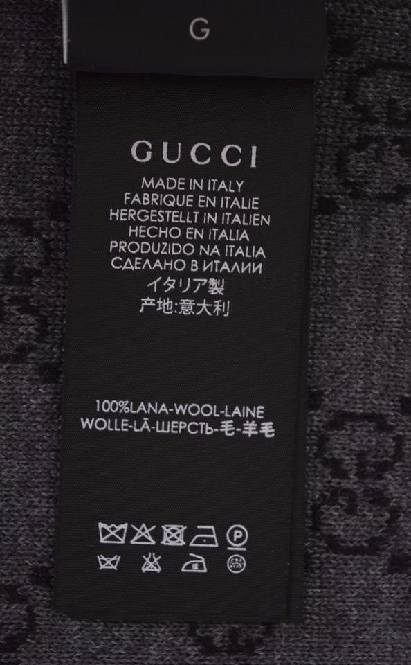 Gucci sciarpa uomo 23x180 nera