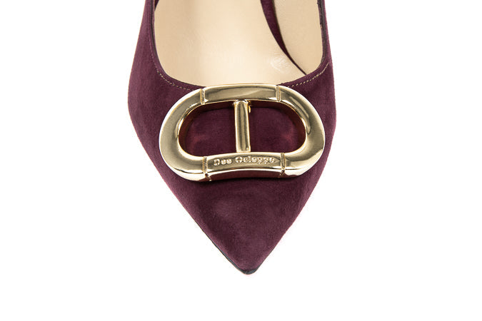 Scarpa con tacco a spillo Logo Fairy Bordeaux