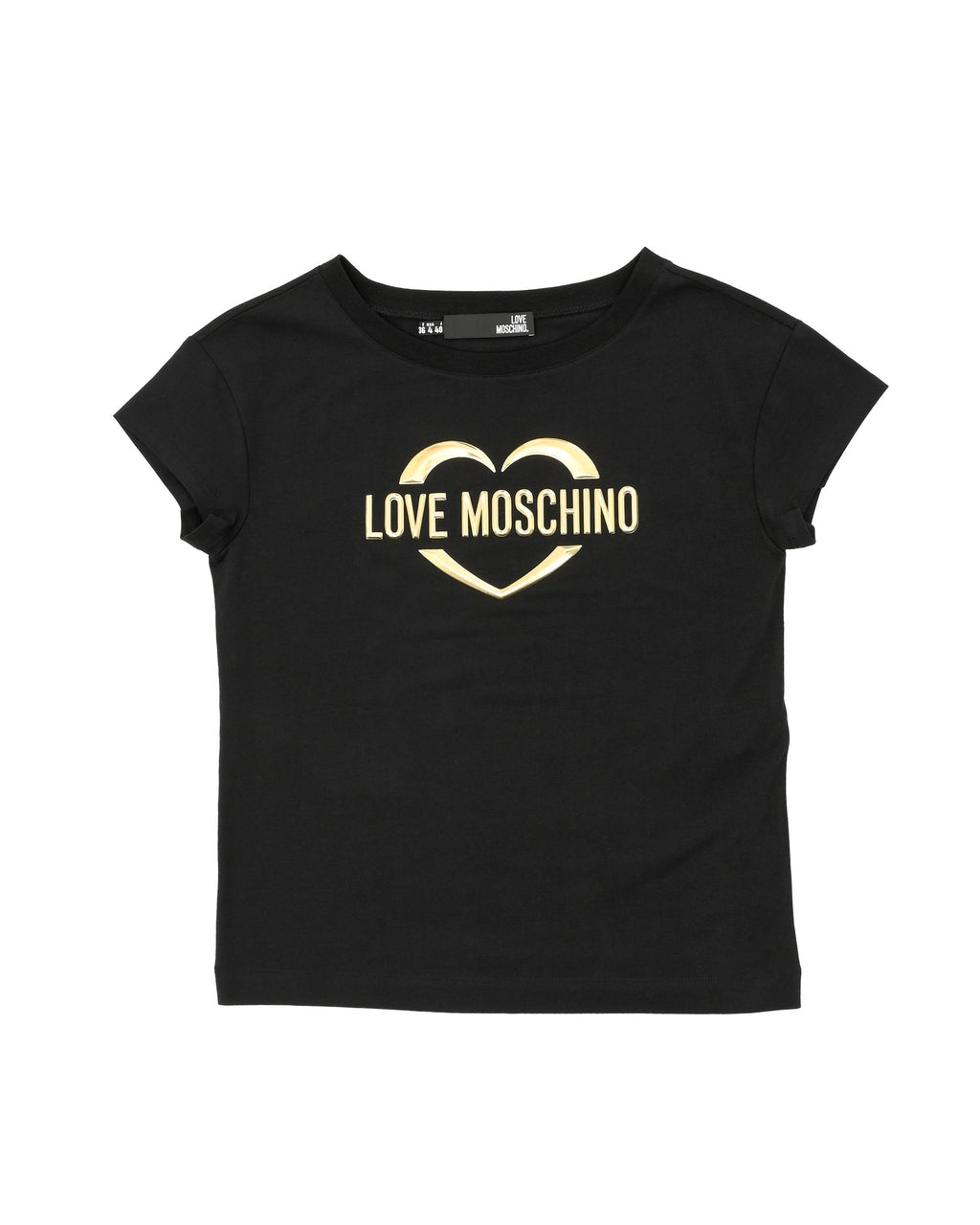 T-shirt da donna Love Moschino W 4 F30 2R E 1951 C74 NERO