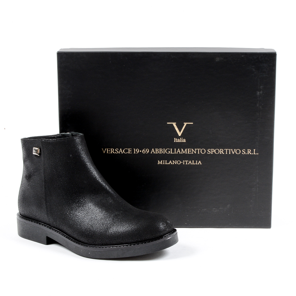 V 1969 Italia Stivaletto da donna nero TILLY
