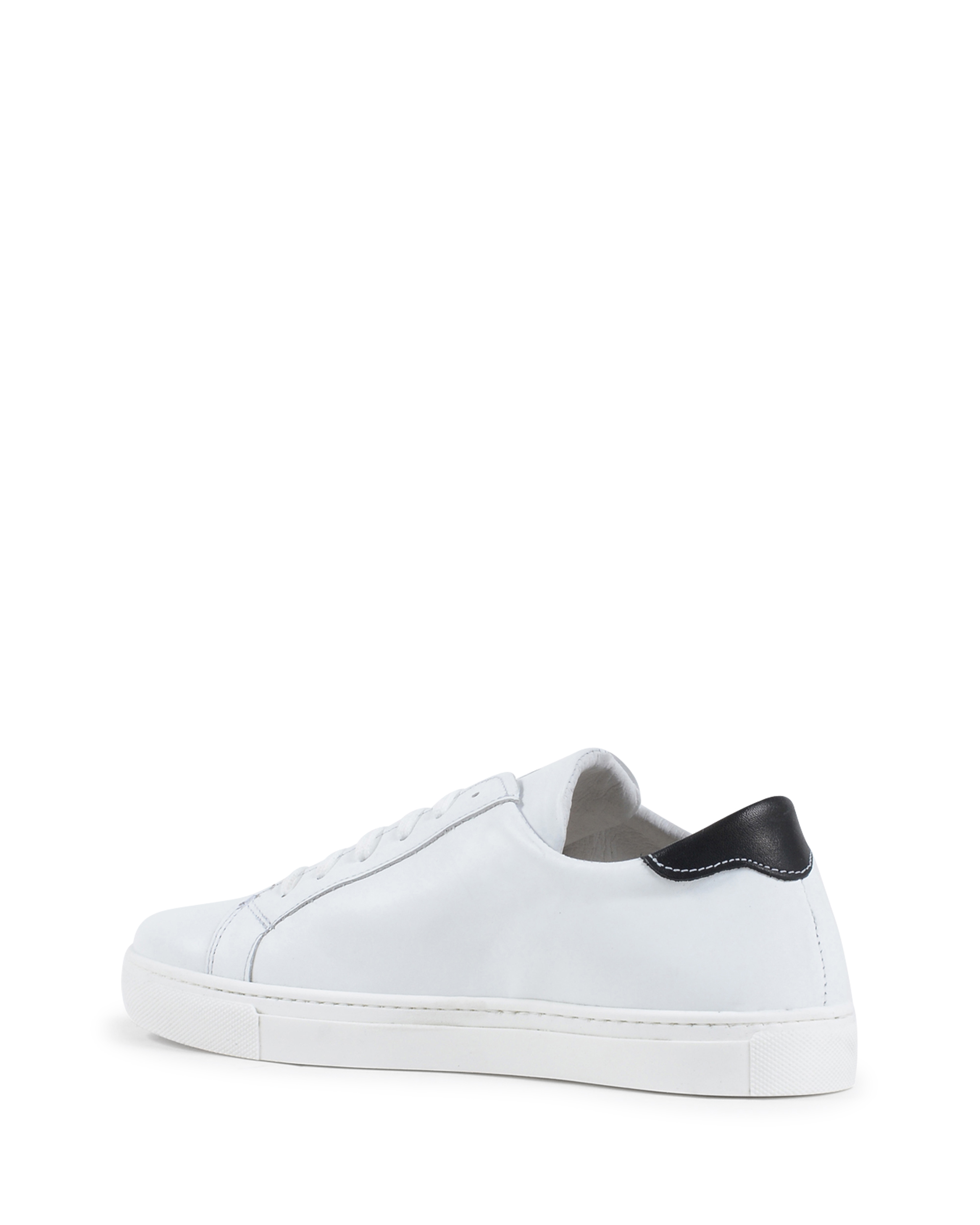 Sneaker Uomo 19V69 Italia Bianco Nero 035 VITELLO BIANCO NERO