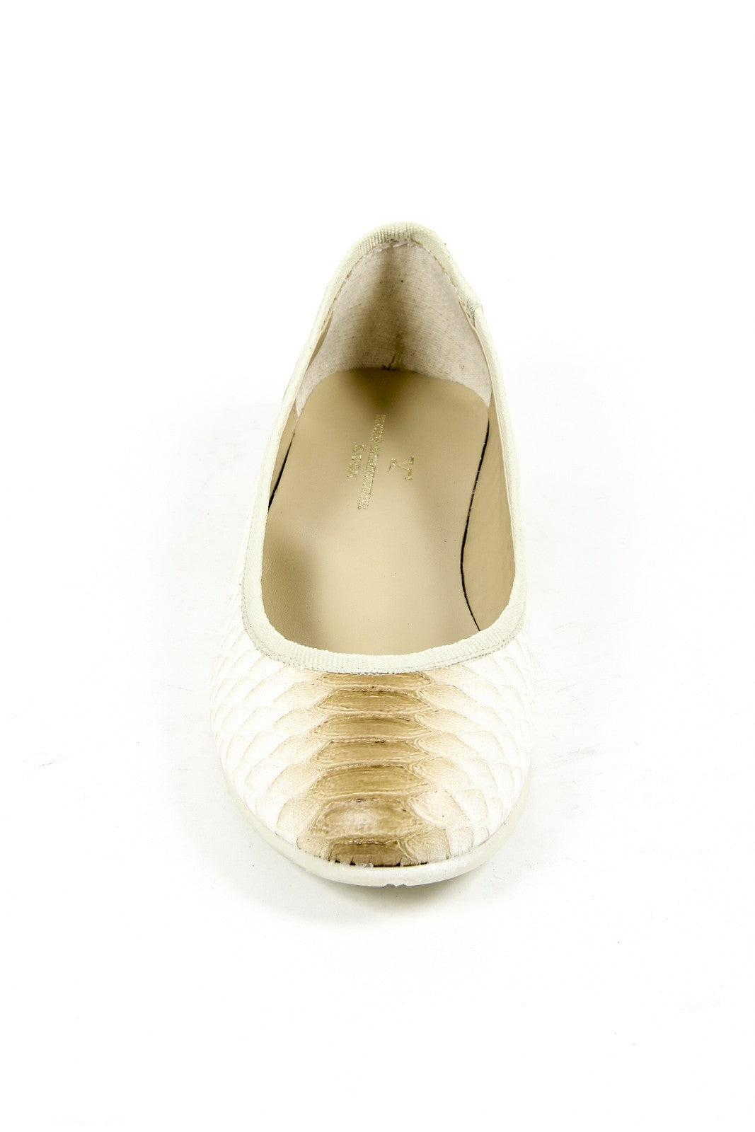 V 1969 Italia Ballerina da donna E08 PITONE BEIGE