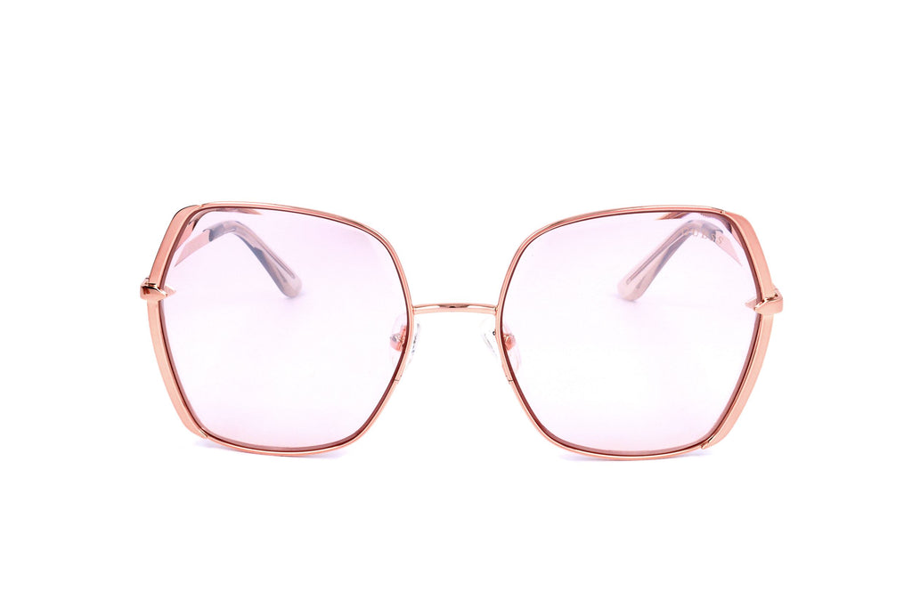 Occhiali da sole da donna Guess GU7721 28U 60 19 140 ORO ROSA LUCIDO