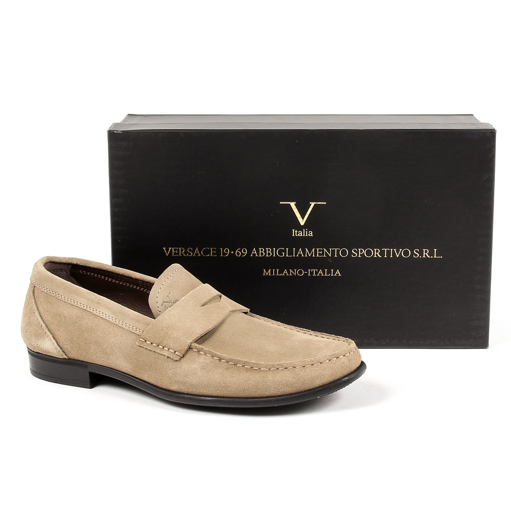 V 1969 Italia Mocassino da uomo Beige LEONARDO