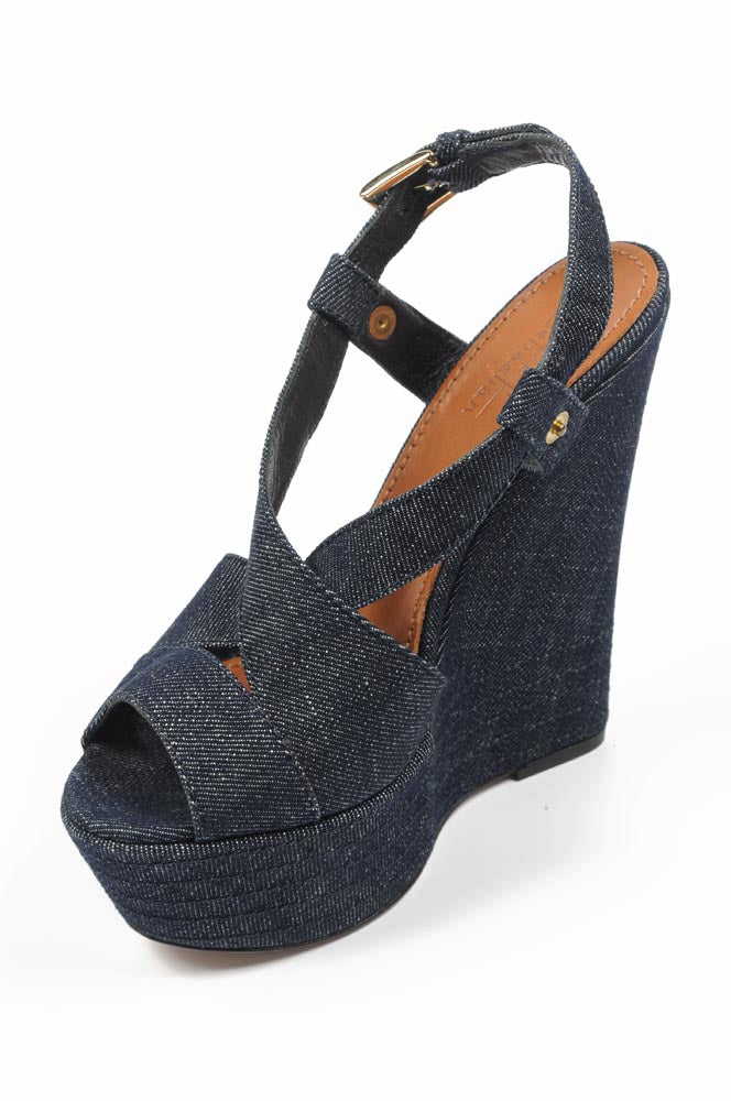Sebastian Milano sandalo espadrillas da donna con zeppa S5309 JEANS VALIVO