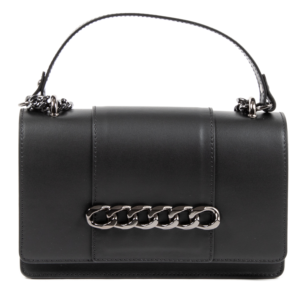 V 1969 Italia Borsa da donna nera DIADEMA