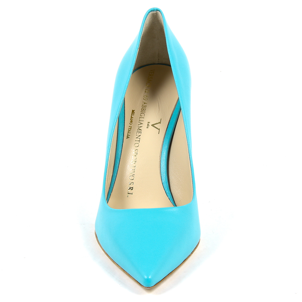 V 1969 Italia Donna Décolleté Azzurro Chiaro MINA
