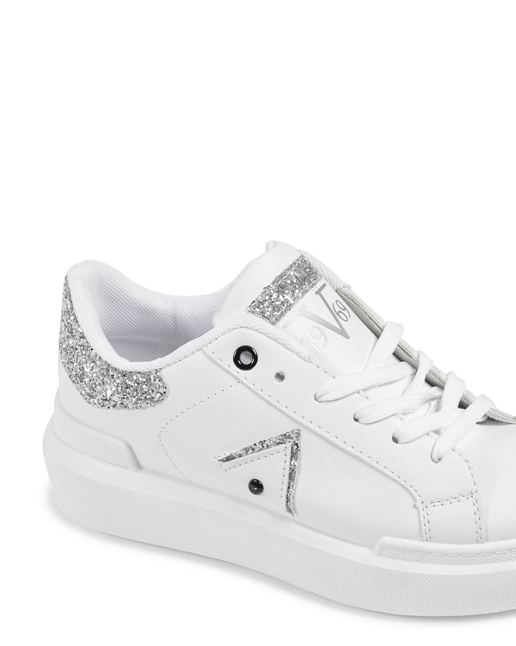 19V69 Italia Womens Sneaker V813 BIANCO ARGENTO