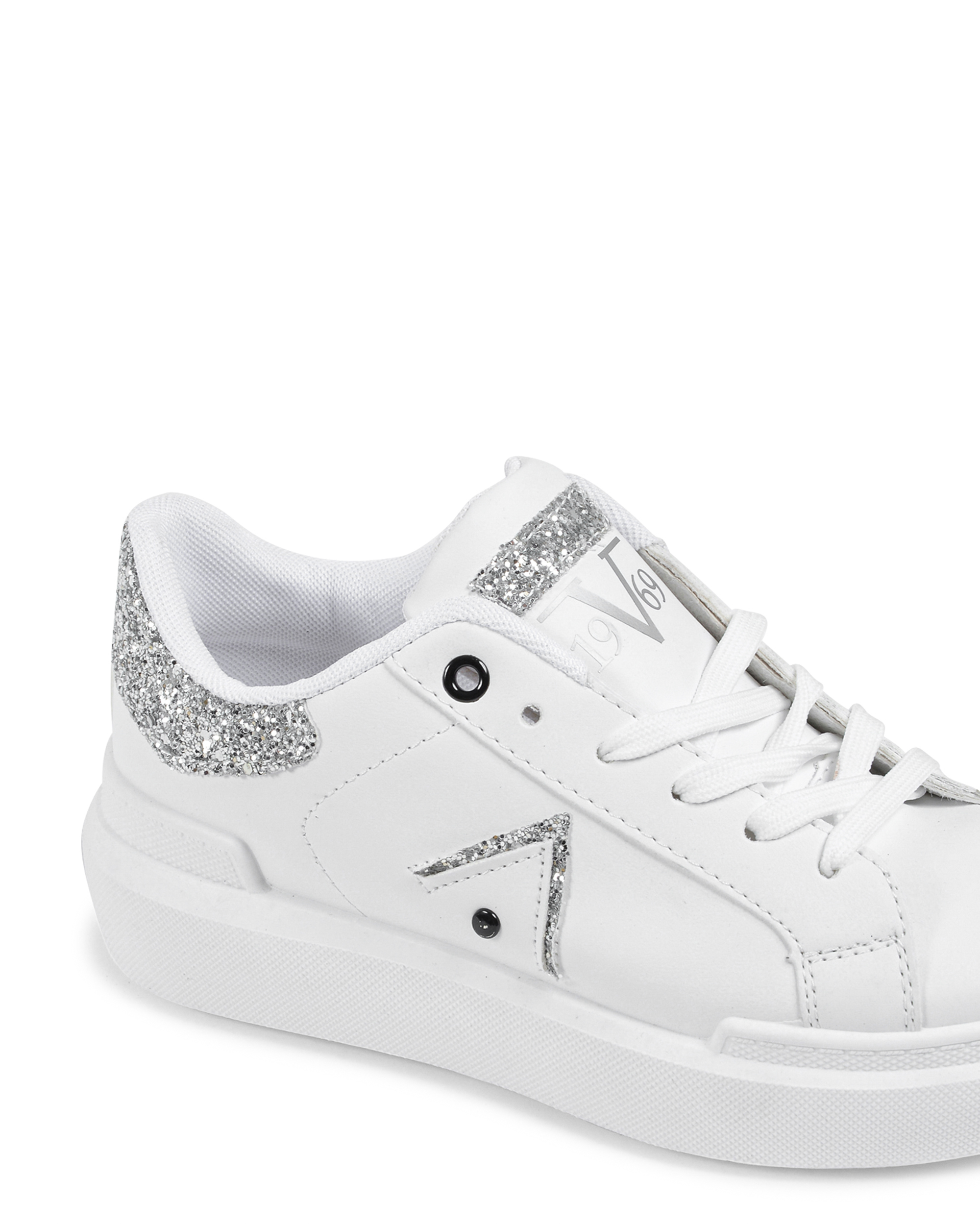 19V69 Italia Womens Sneaker V813 BIANCO ARGENTO