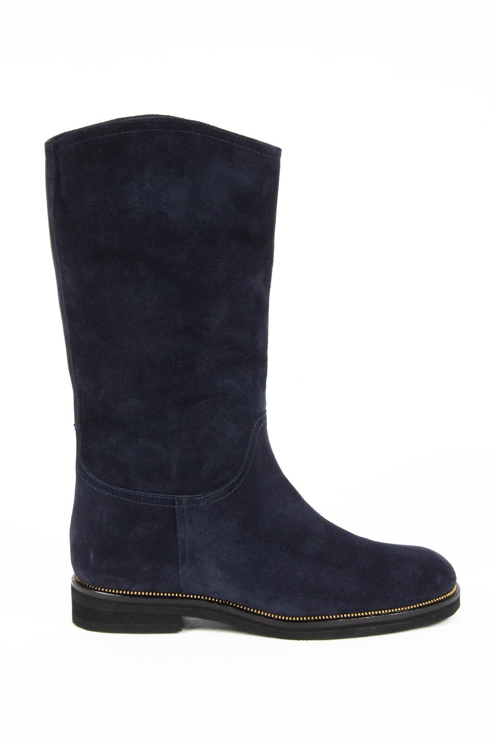 V 1969 Italia Stivali da donna B1490 VELOUR BLU