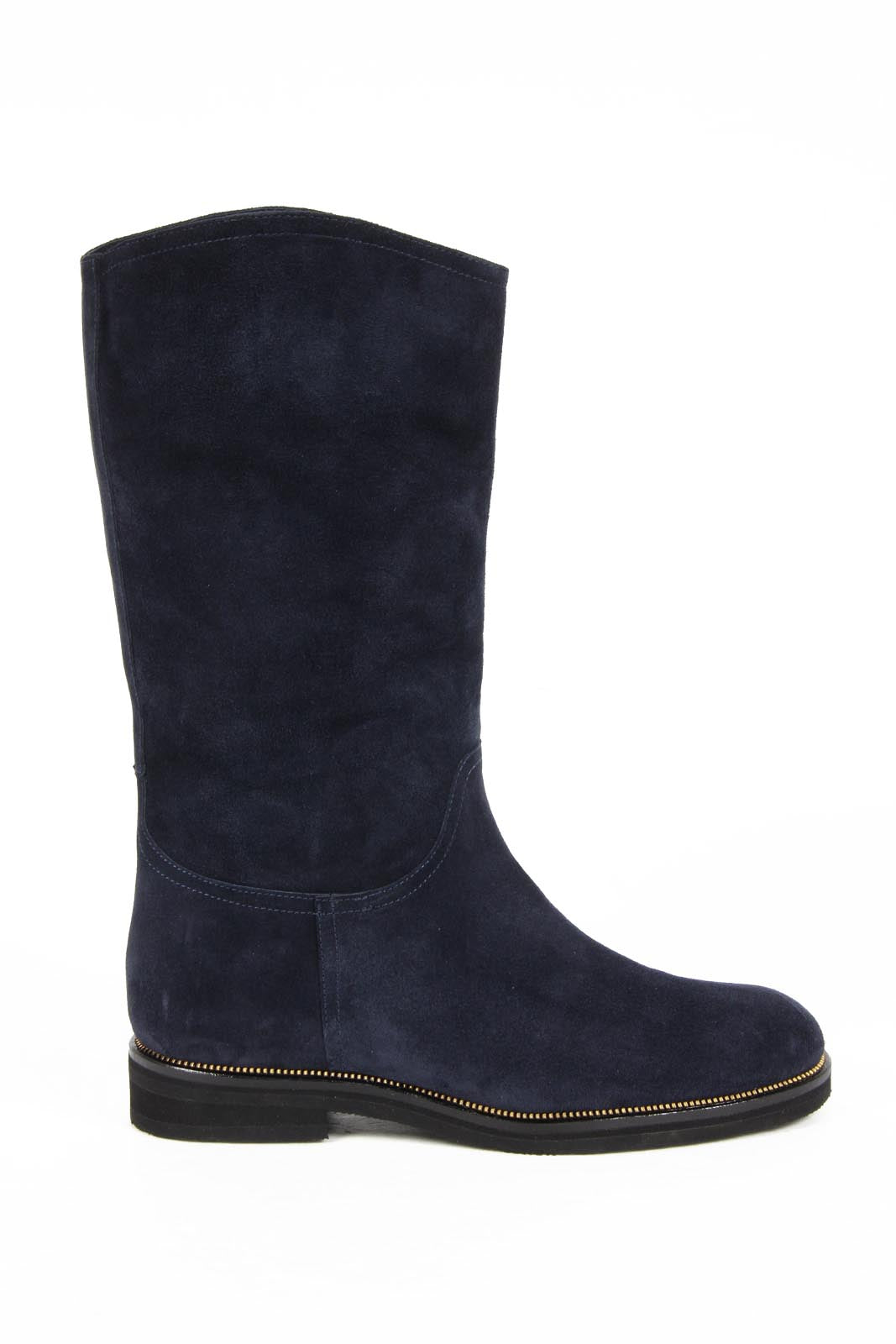 V 1969 Italia Stivali da donna B1490 VELOUR BLU