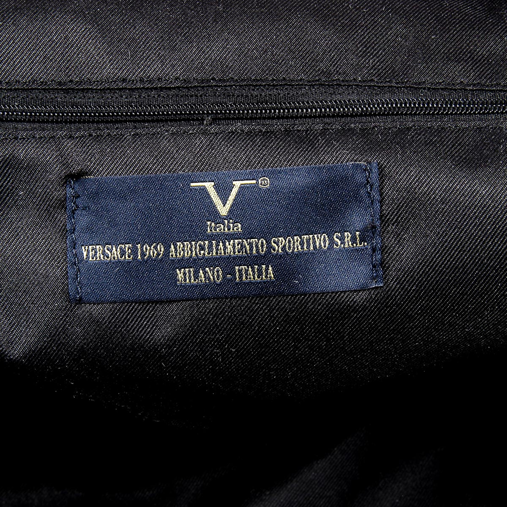 V 1969 Italia Borsa sportiva da uomo nera BERLINO