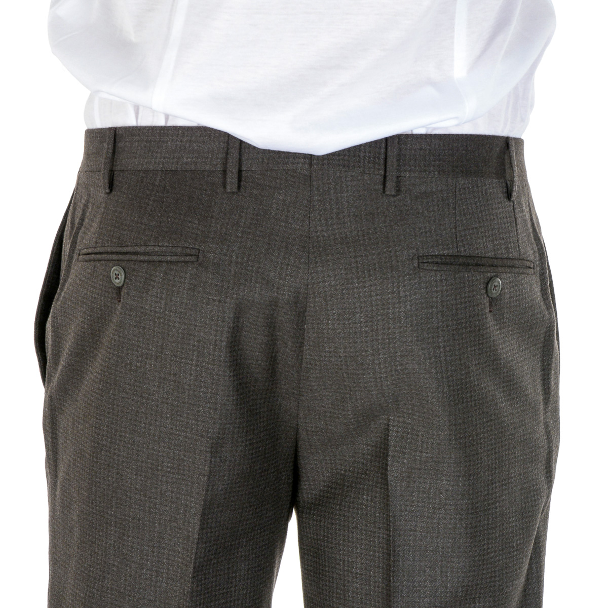 Corneliani Pantaloni Uomo Grigio Scuro