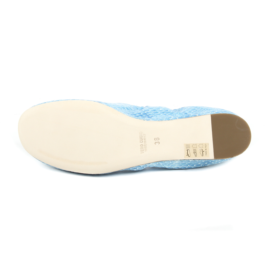 V 1969 Italia Ballerina da donna GEMI01 LUCERTOLA AZZURRO