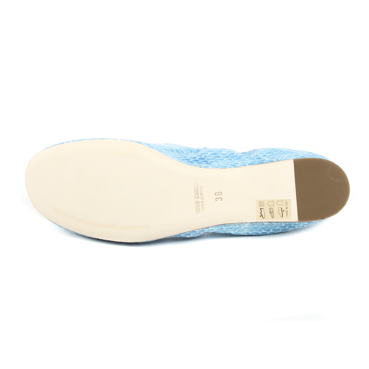V 1969 Italia Ballerina da donna GEMI01 LUCERTOLA AZZURRO