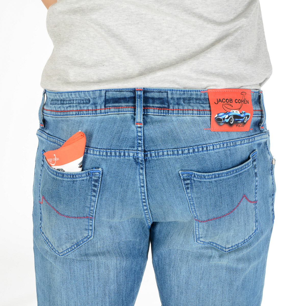Jeans da uomo Jacob Cohen J688 azzurro