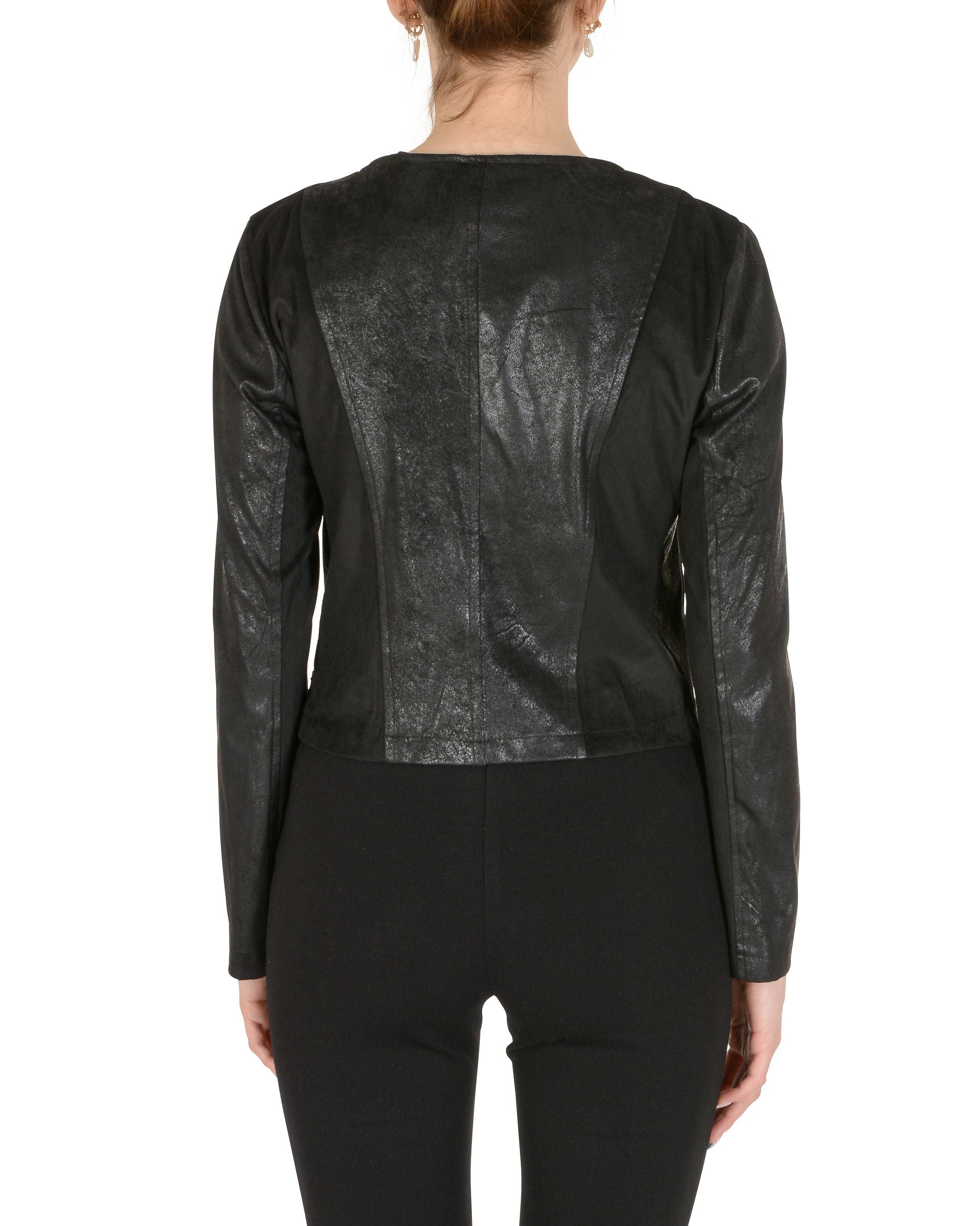 19V69 Italia Giacca da donna nera MAURA BLACK