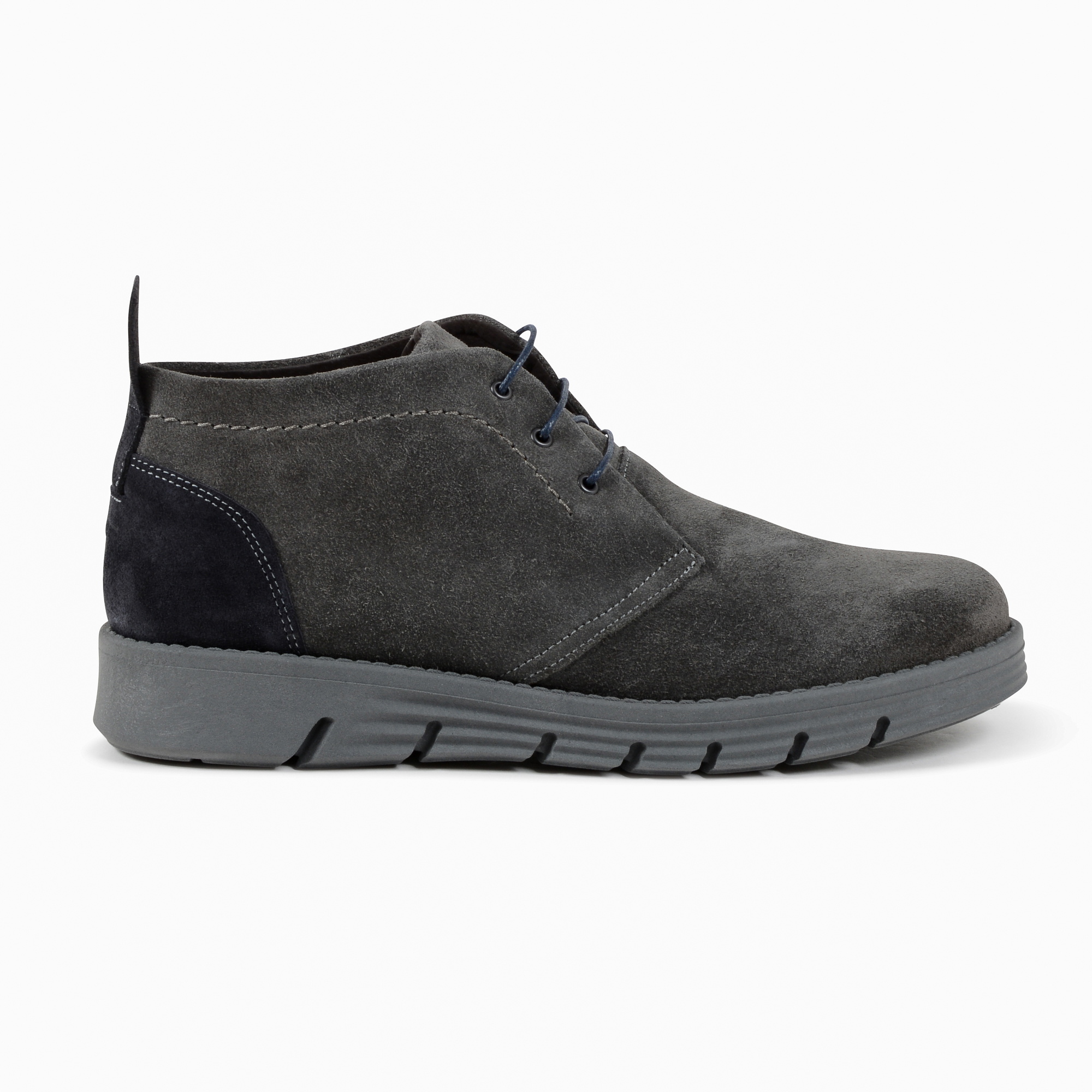 Stivaletto Uomo 19V69 Italia Grigio Blu 930 CAMOSCIO GRIGIO BLU