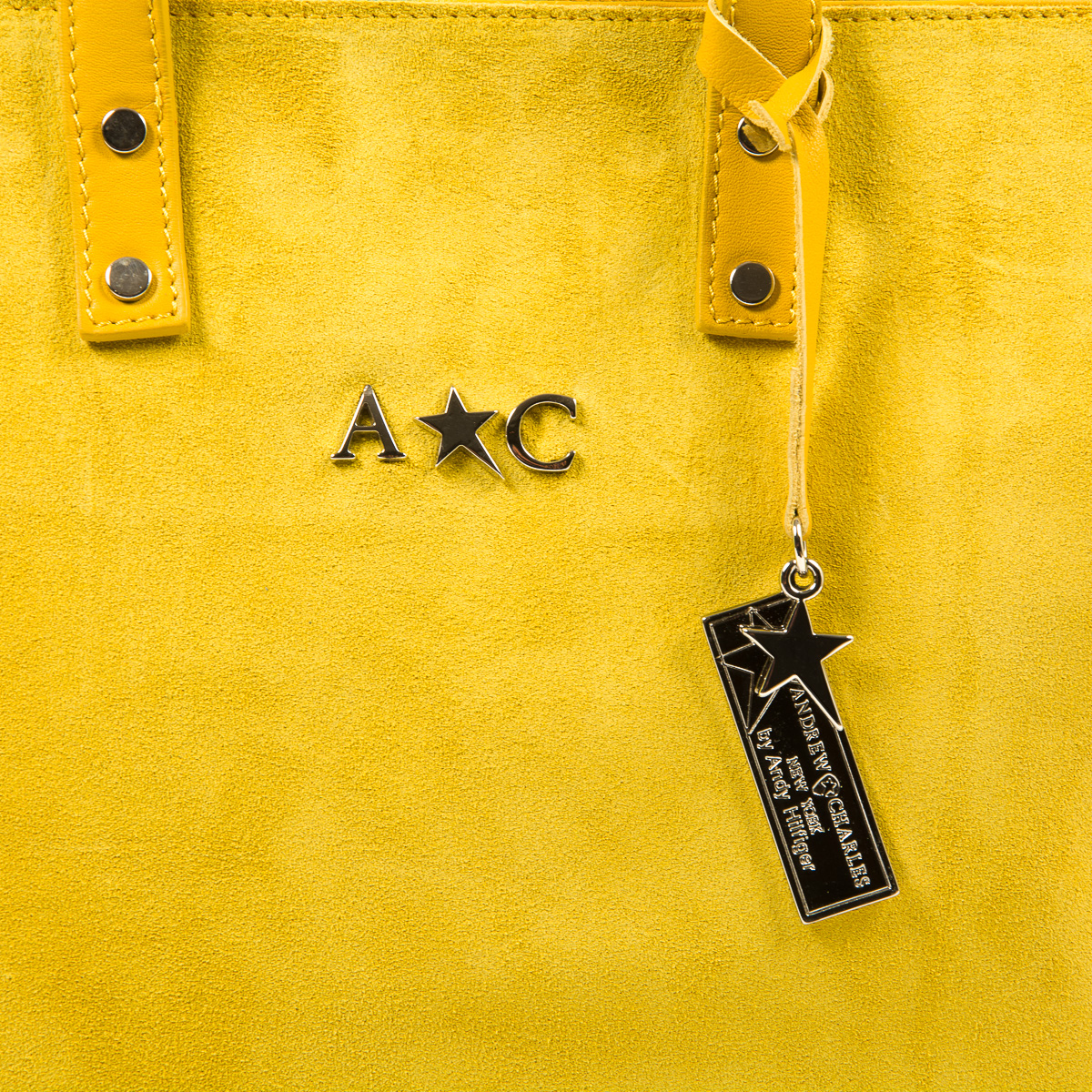 Borsa a mano da donna Andrew Charles gialla JENNER